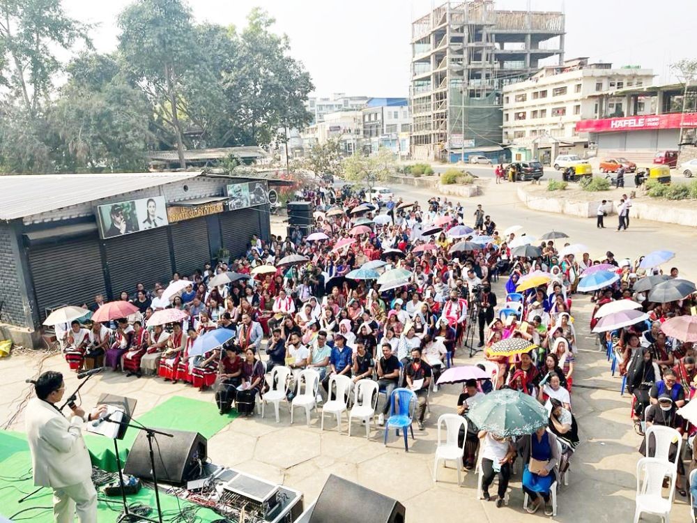 Participants of the prayer rally in Dimapur on February 19. (Morung Photo)